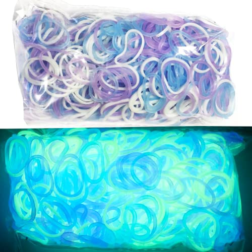 Rainbow Loom® Finger Loom Party Pack, Features 9 Colored Finger Looms and 1200 Glow in The Dark Bands Perfect Party Activities for Boys and Girls 7+
