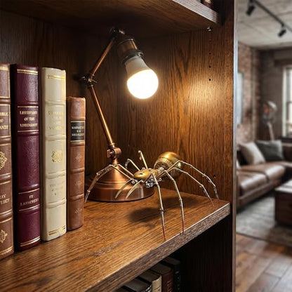 Steampunk Mechanical Insect Spider 3D Metal Model Kit for Adults DIY Assembly 2-3 Hours Build Premium Screw Craft Birthday Gift for Men Teens Father(Ghost Spider) - style: Ghost Spider