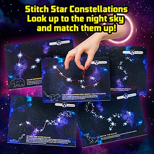 Original Stationery Space Science Kit, Solar System Kit with a Rocket, Outer Space Craft Stickers and More to Make a Moon Spinner and a Solar System, Fun Gift Idea, Toys for Boys and Girls, Ages 6-14