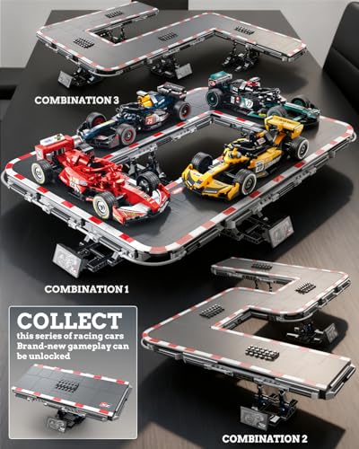 2IN1 Racing Car Building Blocks Set, MOC Speed Model Kit for Kids Ages 8+ and Adults, Creative Race Toy Gift for Boys & Girls (XZ0001) - color: Dark Bule