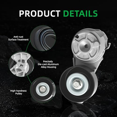 Serpentine Belt Tensioner Idler Pulley Kit #38189 36100 6PK2325 - size: for Town Car/Crown Victoria 2000-2002