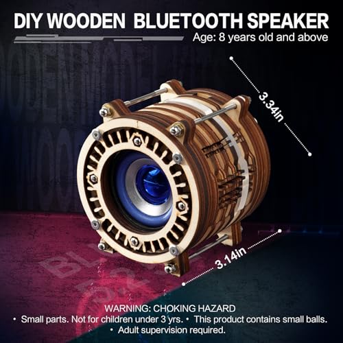 STEM Kits Bluetooth Speaker DIY, Build Your Science Experiment Electronic - color: Blue