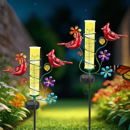 Rain Gauges Outdoors Best Rated, Cardinal Rain Measure Gauge - color: Cardinal