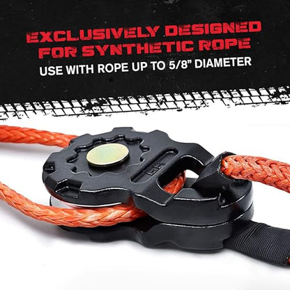 GearAmerica Ultra Snatch Block Pulley 20T - Aluminum, Black - Off-Road - color: Ultra Black