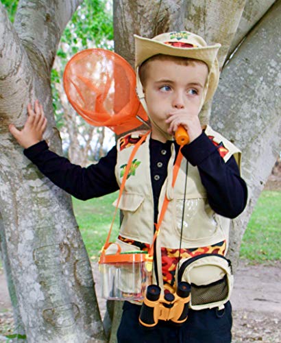 Kidz@Play Complete Orange Safari Bug Hunting Kit - color: Orange