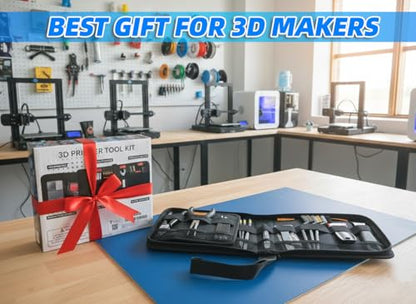 68Pcs 3D Printer Tools Kit with Storage Case, 3D Printer Accessories - Deburring Tool, 3D Printer Removing Scrapers, Metal Files, Brushes, Hand Drill, Tweezers, for Bambu Lab, Ender 3, Kobra, etc. - style: Professional Version