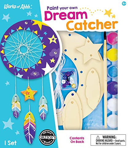Works of Ahhh... Craft Set - Dream Catcher Classic Wood Paint Kit - style: Dream Catcher