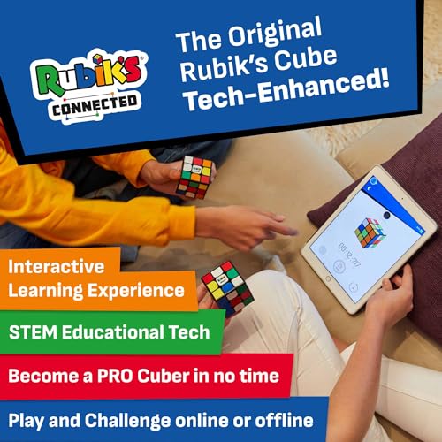The Original Rubik's Connected 3x3 Smart Bluetooth App-Enabled Rubiks Cube