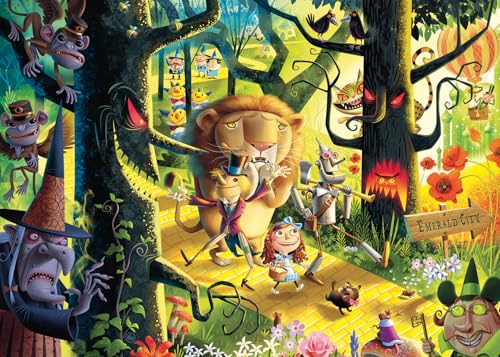 Ravensburger Dean Macadam Lions & Tigers & Bears Oh My!1000 Piece Jigsaw Puzzle for Adults - 12000513 - Handcrafted Tooling, Made in Germany, Every Piece Fits Together Perfectly - style: Lions & Tigers & Bears Oh My!