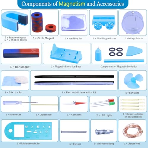 Physics Electricity & Magnetism Experiment Kit STEM Physics Lab Supplies