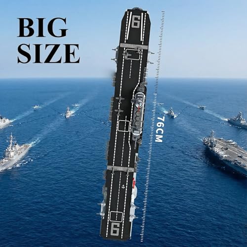 USS CV-6 Enterprise - Battleship Building Blocks,1883 PCS for Adults - style: USS CV-6