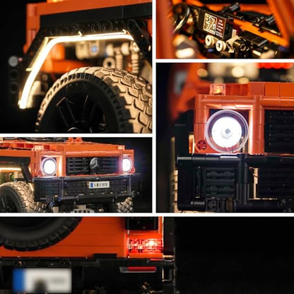 LED Lighting Compatible with Lego Mercedes-Benz G 500 Professional Line 42177, Light Kit Compatible with Lego 42177, Giving Light to Model, NOT Included The Model Set(Classic Edition)