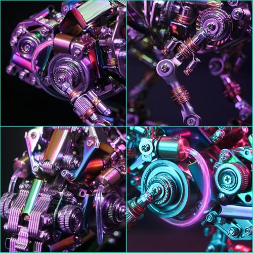 3D Metal Puzzle for Adults,Chameleon Puzzle Building Set，3D Metal Model Kit, Brain Teaser Puzzles DIY Assembling for Stress Relief - High end Men's Gift - style: Chameleon