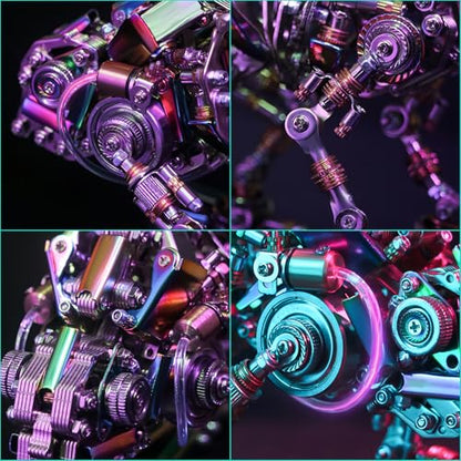 3D Metal Puzzle for Adults,Chameleon Puzzle Building Set，3D Metal Model Kit, Brain Teaser Puzzles DIY Assembling for Stress Relief - High end Men's Gift - style: Chameleon