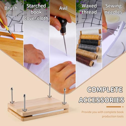 Book Binding Kits Bookbinding Kit Book Binding Press 7.9x11.6" Book Press - size: 7.9"x11.6" Bookbinding Kit