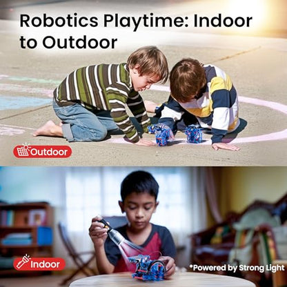 Bundle - 2 Items: Sillbird Solar Robot Toys & Robot Building Kit with Remote Control for Boys Ages 8-14, Christmas STEM Robotics Technic Toy, Birthday Creative Gifts for Kids