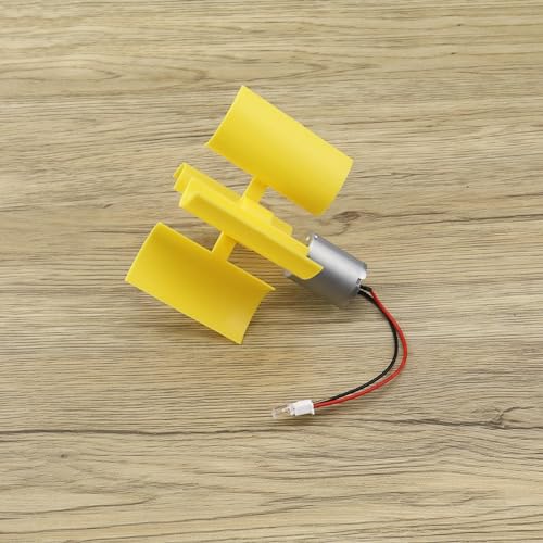 Create idea Standard DC Wind Turbine Electricity Generator Physical Principle Experiment Miniature Fan Accessories for DIY Project Plastic