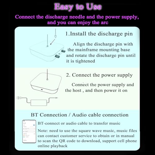 Music Solid State Tesla Coil Artificial Lightning Arc Plasma Loudspeaker Experiment Science Desktop Toy Model