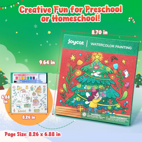JoyCat Paint with Water Coloring Books for Toddlers (Christmas) - style: Christmas
