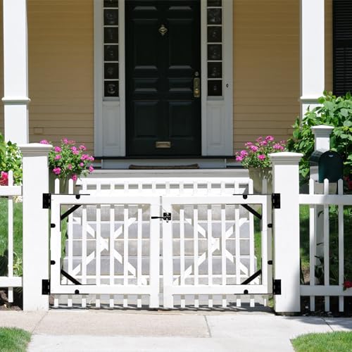 ZENFUN Anti Sag Gate Frame Kit, Gate Corner Bracket, Heavy Duty Brace Gate Hardware with Hinge and Gate, Wooden Fences-No Sag Gate Corner Brace Bracket for Doors, Corral Gates, Wood Windows