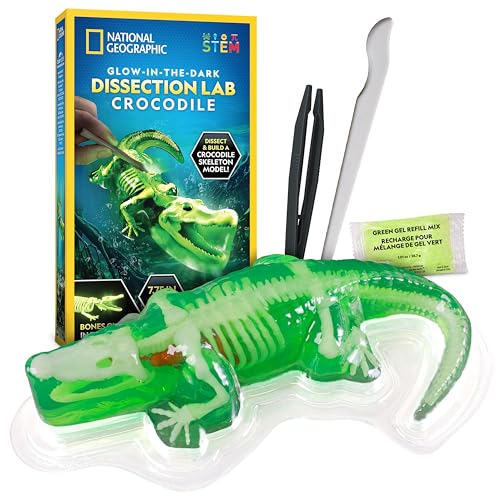 National Geographic Glow in the Dark Crocodile Dissection Lab Kit for Kids - style: Crocodile Dissection Kit