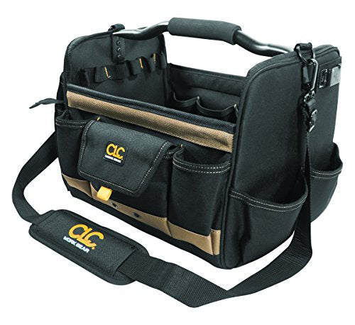 CLC Custom Leathercraft 1578 Open Top Soft Sided Tool Box, 14 in., 31 Pocket - style: 14-Inch Toolbox