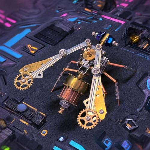 3D Metal Model Kits Insect Bug Mechanical Steampunk Science Kit Metal Building DIY Projects Arts and Crafts Hobby Kits Gift Ideas for Birthday & Christmas (Mechanical Insect) - style: Mechanical Insect