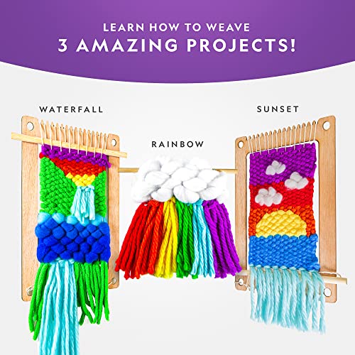 National Geographic Wooden Loom Weaving Arts and Crafts Kit for Kids - style: Weaving Loom Kit