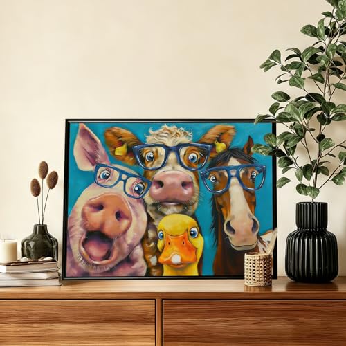 AUKELHJ Diamond Art Kits for Adults, Animal Diamond Painting, 12x16 Inch - color: 14-Animal, size: 12X16 inch
