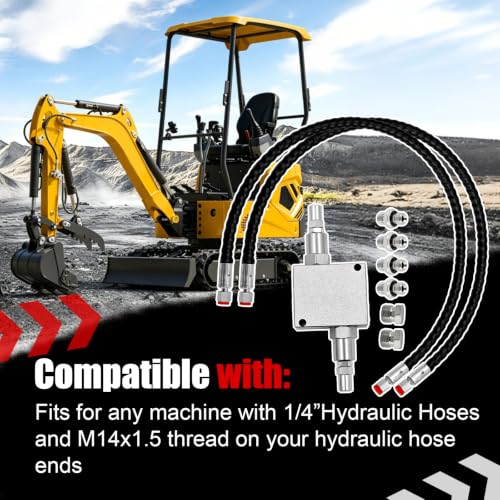Mini Excavator Cushion Valve Kit Fit for Hydraulic Swivel Motor