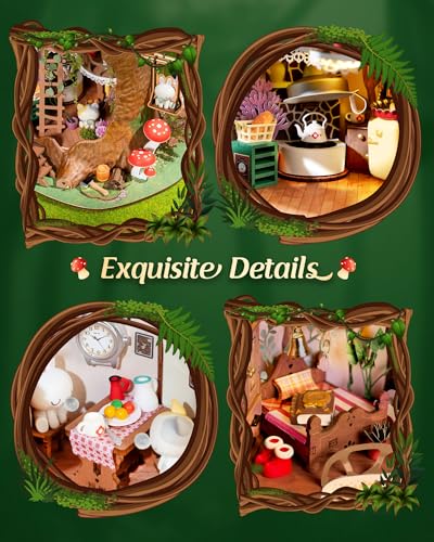 Rolife DIY Miniature Forest Fairy House Kits - Fairytale Tree House