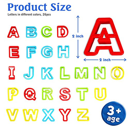 Alphabet Dough Cutter Kit with 26 Capital Letters - style: 26 Alphabet Dough Cutter Kit
