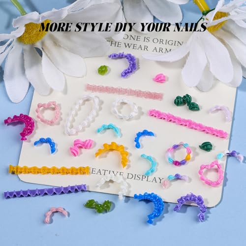 2 Pcs Cream Silicone Nail Molds, 3D Cake Icing Nail Art Mould with Embossed Piping Designs for Gel & Resin, Heart Lace Charms Clear Modeling Templates Nails Mold for Home Salon, Birthday & DIY Craft - color: Cake Cream