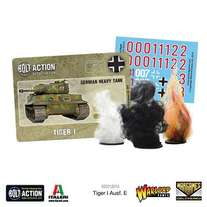 Wargames Delivered - Warlord Games Tiger I Ausf. E German Army Bolt Action 28mm Miniatures - WW2 Tank Model Kit - color: Tiger I Ausf. E