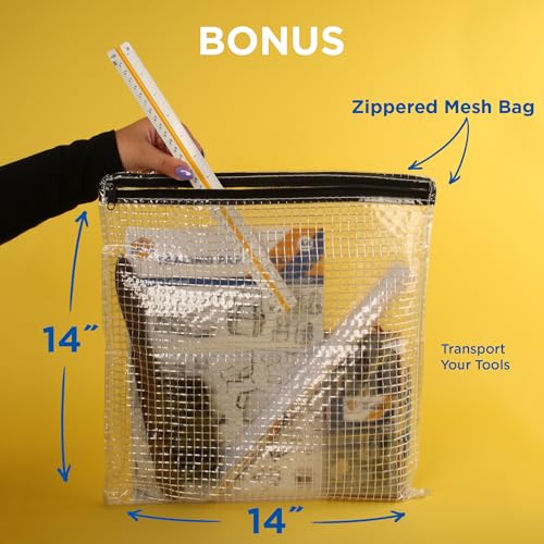 ALVIN Academy Drafting, Drawing and Design Launch Kit | 10 Pieces | Class Tools for Geometry, Architecture and Engineering Students | - Model DDKL1 - style: Launch Kit