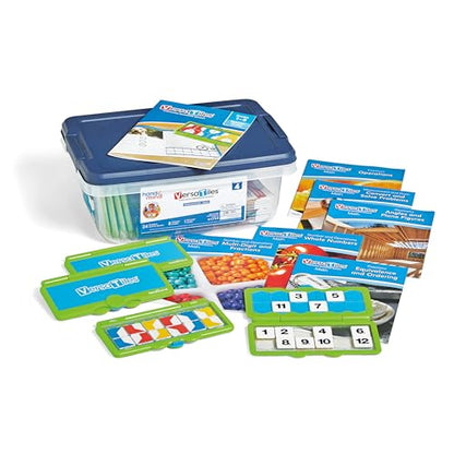 hand2mind VersaTiles Math Classroom Set for Grade 4, Math Practice Workbook for Students, Elementary Classroom Must Haves, Fourth Grade Learning Activities, Teacher Must Haves