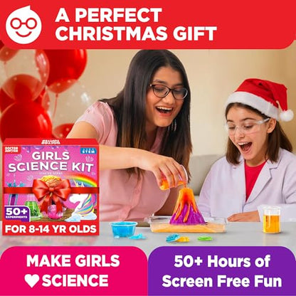 Doctor Jupiter Girls' Ultimate Science Experiments Kit for Kids Ages 8+ - style: Girls' Ultimate Science Kit Starter: 8+