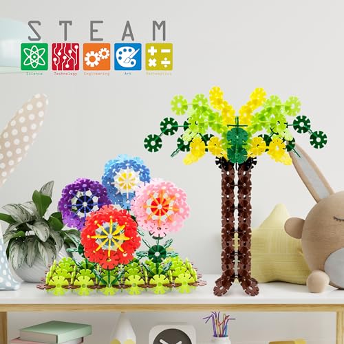 PicassoTiles Building Chip Interlocking Disc Construction Blocks in Gray Color STEM Learning Early Education Toy Engineering Playset Child Brain Development for Toddlers Girls Boys Kids Age 3+ PTF108 - color: Gry