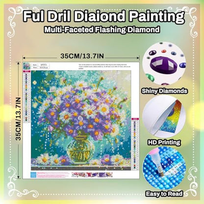 Flower Diamond Painting Kits for Adults Flower Diamond Art Kits for Adults - color: G9593