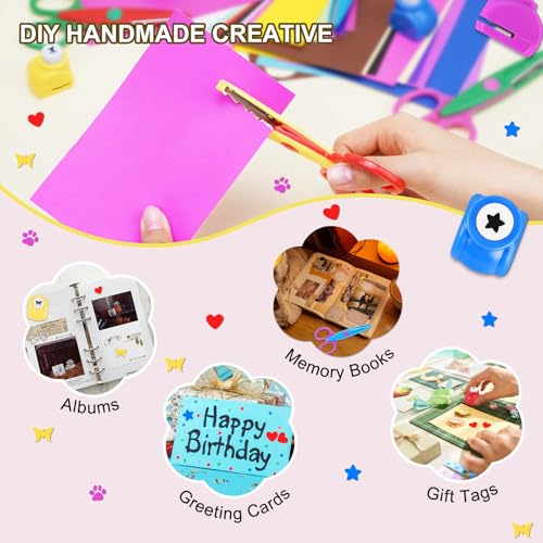 UCEC 44 Pack Crafting Set for DIY Crafts, Scrapbook, Card Making, School - color: 44 Pack - Beginner Set 3
