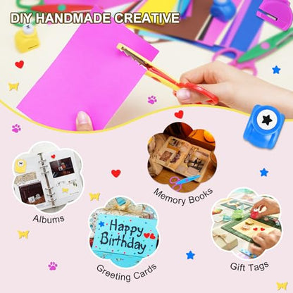 UCEC 44 Pack Crafting Set for DIY Crafts, Scrapbook, Card Making, School - color: 44 Pack - Beginner Set 3