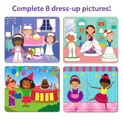 Skillmatics Dot It Sticker Art – Dress Up, Travel Toy, Craft Kit for Kids - style: 5. Dress Up!