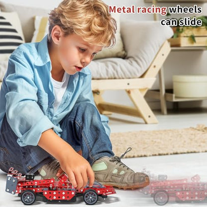 STEM Building Projects Toys - Model Car Kit DIY Building STEM Projects Toys for Kids Boys Girls Ages 8-12-16, Assembly Science Kit Model Car Birthday Gift Toy for Kids Boys 8 9 10 11 12 Years Old - style: 821-3