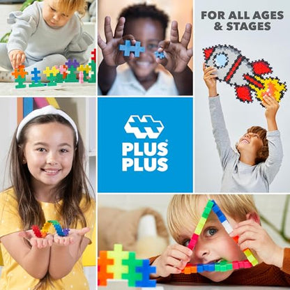 PLUS PLUS 240 Piece Northern Lights Mix, Mini Waffle Blocks STEM Toys - style: Northern Lights Mix Play Tube