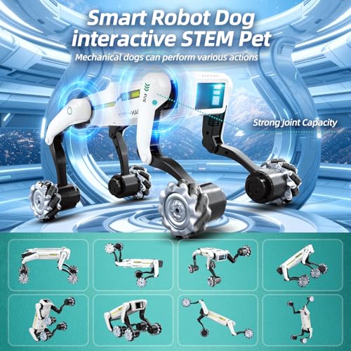 Robot Dog - Voice and Remote Control Robotic Pet - color: White