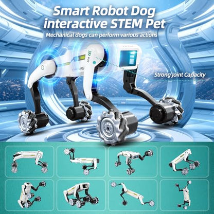 Robot Dog - Voice and Remote Control Robotic Pet - color: White