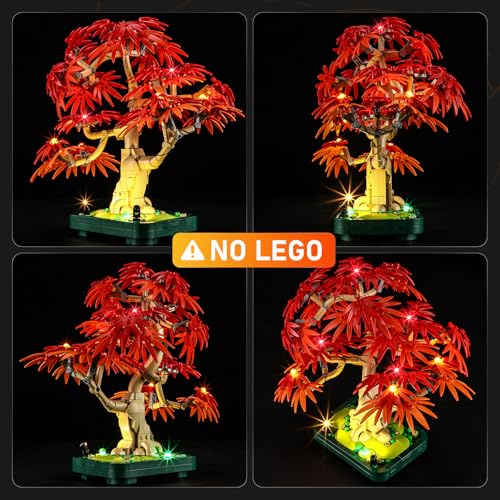 LIGHTAILING Light Compatible with Lego-10348 Japanese Red-Maple Bonsai-Tree - style: (Only Light) 10348 Japanese Red Maple Bonsai Tree