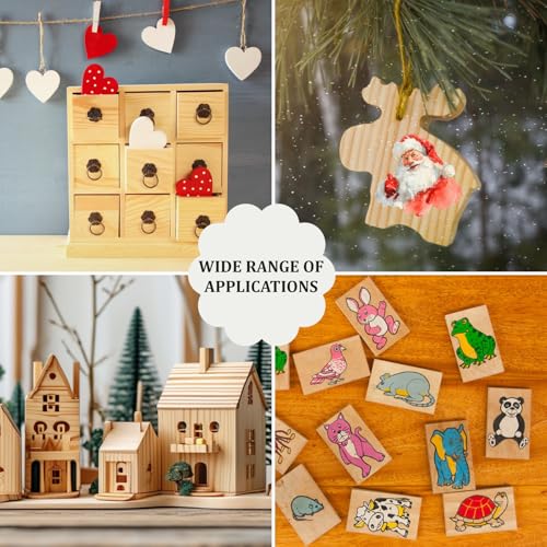 3″ X 3″ Wood Squares Wooden Blocks for Crafts 1/2″ Thick, 8 PCS Blank Wood Blocks Planks Pieces for Crafting, Unfinished Wooden Boards Panels for Paintings, DIY Signs, Woodworking - size: 3″x3″x1/2″ - 8PCS