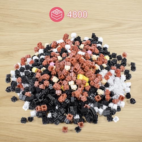 Cat Building Blocks Sets 3D Puzzles Toys Ornaments, 4800pcs Particle Building Blocks, Improve Thinking Concentration, Kids Toys Gifts - color: Cat