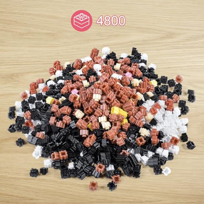Cat Building Blocks Sets 3D Puzzles Toys Ornaments, 4800pcs Particle Building Blocks, Improve Thinking Concentration, Kids Toys Gifts - color: Cat